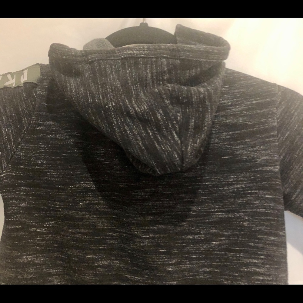 DKNY hooded Youth Size 8 Jacket Zip Up Reflective - Picture 4 of 4